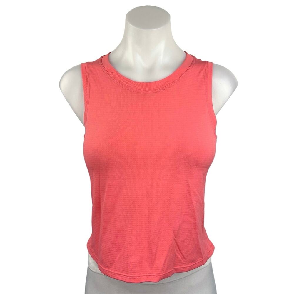 Lululemon Women's Pink Sleeveless Athletic Round Neck Pullover Blouse Tank Top M